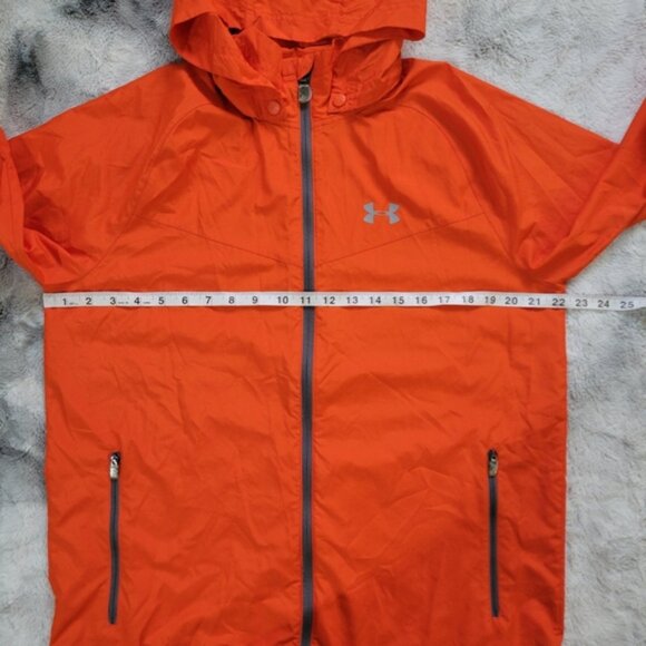 Under Armour Storm Windbreaker Orange Jacket NWOT Men's M - Picture 8 of 14
